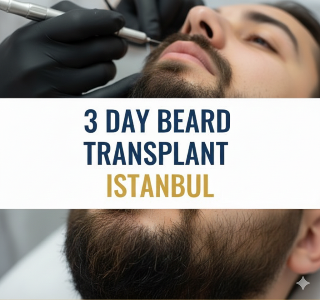 3-Night Beard Transplant in Istanbul