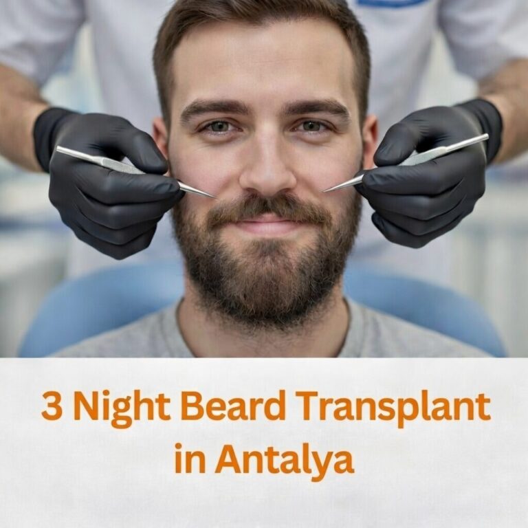 3 Night Beard Transplant in Antalya