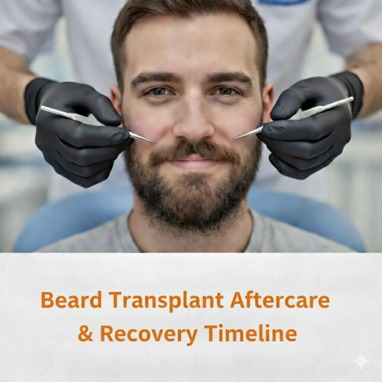 Beard Transplant Aftercare & Recovery Timeline