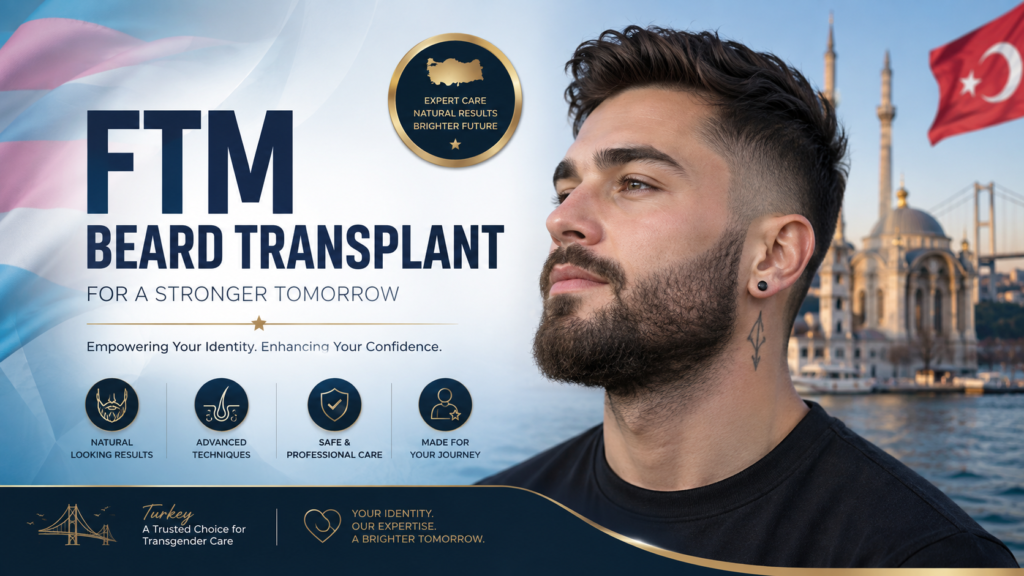 FTM Transgender Beard Transplant Turkey