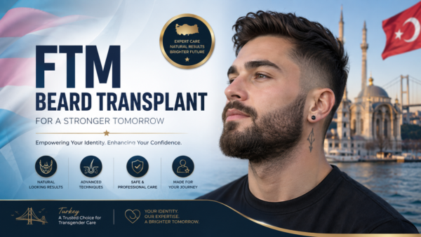 FTM Transgender Beard Transplant Turkey